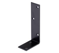 Alberts 329600 Équerre de Poutre Noir-Revêtement en plastique-75 x 150 x 40 mm