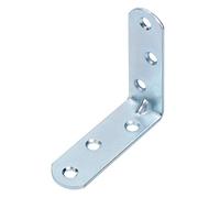 Alberts 329891 Équerre de chaise | avec extrémités arrondies | zinguée | 60 x 60 x 19 mm