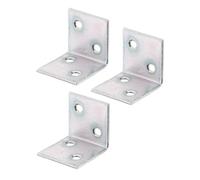 Alberts 329938 Équerre large | galvanisée Sendzimir | 30 x 30 x 30 mm | Set de 75