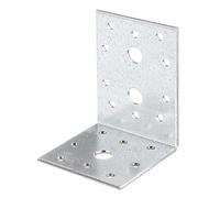 Alberts 329983 Équerre d'assemblage | galvanisée Sendzimir | 60 x 80 x 60 mm | Set de 18 pièces