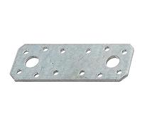 Alberts 330088 Platine d'assemblage | galvanisée Sendzimir | 96 x 35 mm | Set de 25 pièces