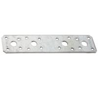 Alberts 330101 Platine d'assemblage | galvanisée Sendzimir | 180 x 40 mm