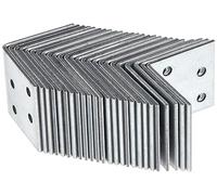 Alberts 330194 Équerre d'assemblage | galvanisée Sendzimir | 40 x 40 x 40 mm | Set de 25 pièces