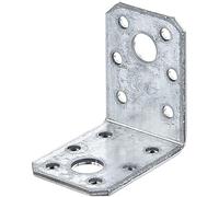 Alberts Équerre d'assemblage 330323, galvanisée Sendzimir, 50 x 50 x 35 mm, Set de 25 pièces