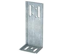 Alberts 330446 Équerre d'assemblage | galvanisée Sendzimir | 53 x 158 x 66 mm | Set de 50 pièces