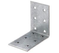 Alberts 330538 Équerre d'assemblage | galvanisée Sendzimir | 60 x 60 x 40 mm | Set de 15 pièces