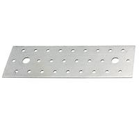Alberts Platine d'assemblage 331955 galvanisée Sendzimir 200 x 60 mm