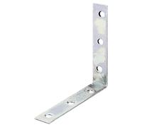 Alberts 332396 Équerre de chaise | galvanisée Sendzimir | 100 x 100 x 19 mm | Set de 20 pièces