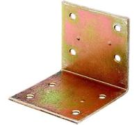 Alberts 332723 Équerre large | bichromatée | 60 x 60 x 60 mm | Set de 25 pièces