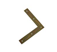 Alberts 332853 Équerre d'angle | galvanisée Sendzimir | 120 x 120 x 20 mm | Set de 40 pièces