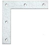 Alberts 332907 Équerre d'angle | galvanisée Sendzimir | 160 x 160 x 30 mm