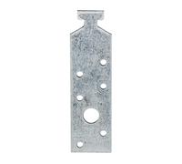 Alberts 334642 Ancrage pour rail 38/17 | galvanisé Sendzimir | 160 x 34 mm