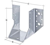 Alberts 335007 Support U | Type A - Ailes extérieures | galvanisé Sendzimir | 160 x 200 mm