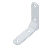 Alberts 337247 Équerre décorative | emboutie | blanc | 75 x 75 x 20 mm