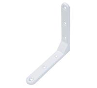 Alberts 337292 Équerre décorative | emboutie | en blanc | 130 x 130 x 21 mm