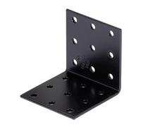 Alberts 337582 Équerre d'assemblage - galvanisée - noire - plastifiée - 60 x 60 x 60 mm