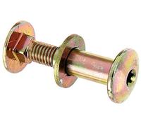 Alberts 338312 Vis ronde à tête conique | Multi-Fix, pour écrou douille | bichromatées | M 8 x 30 mm | Set de 2 pièces