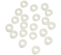 Alberts 338657 Douille d'écartement | plastique | blanc | 20 x 5 mm | Set de 20 pièces