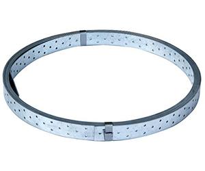 Alberts 339043 Bande perforée | galvanisée Sendzimir | 10 m, 40 x 2 mm