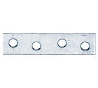 Alberts 339258 Platine d'assemblage | galvanisée Sendzimir | 60 x 14 mm | Set de 100 pièces