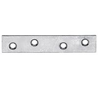 Alberts 339265 Platine d'assemblage | galvanisée Sendzimir | 80 x 15 mm | Set de 100 pièces