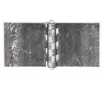 Alberts 341572 Charnière | large, à souder | acier, brut | 80 x 160 mm