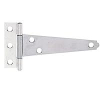 Alberts 347314 Malle | avec goupille rivetée | Zingué, passivé à Couche épaisse | penture: 100 mm | charnière:60 mm Ferrures de caisses, Gris