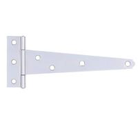 Alberts 347338 Malle | avec goupille rivetée | Galvanisée, en bichromatée| penture: 150 mm | charnière:70 mm Ferrures de caisses, Gris
