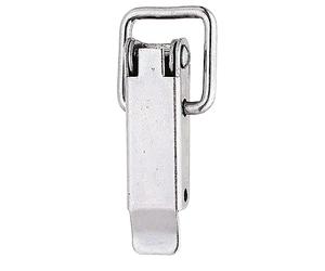 Alberts 347703 Fermeture de Caisse | sans gâche | Zingué bichromaté| 49 x 13 mm | Set de 50 pièces Ferrures, Gris