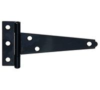 Alberts 347987 Charnière de malle | avec goupille rivetée | laque noire pour immersion | penture: 100 mm | charnière:60 mm