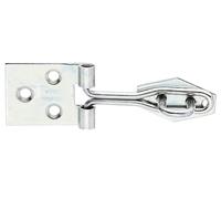 Alberts 348205 Pêne-support | avec boucle | électro-galvanisé, passivé à couche épaisse | 80 x 26 mm