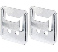 Alberts 351052 Griffe pour planche profilée | électro-galvanisé bleu | 8 x 3 mm | 250er Set (Lot de 2)