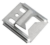 Alberts 351090 Griffe pour planche profilée | électro-galvanisé bleu | 8 x 4 mm | 250er Set