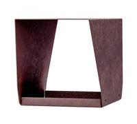 Alberts 355135 Maisonnette pour oiseaux Delta - Nichoir en acier dans différentes couleurs tendance - Nid d'oiseau à suspendre ou à poser - 145 x 265 x 160 mm