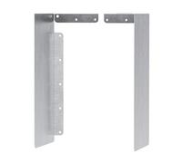 Alberts 355241 Maisonnette pour oiseaux Toit de protection en U - Nichoir en acier dans différentes couleurs tendance - Nid d'oiseau à suspendre ou à poser - 130 x 120 x 100 mm