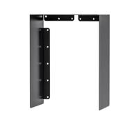 Alberts 355265 Maisonnette pour oiseaux Toit de protection en U - Nichoir en acier dans différentes couleurs tendance - Nid d'oiseau à suspendre ou à poser - 130 x 120 x 100 mm