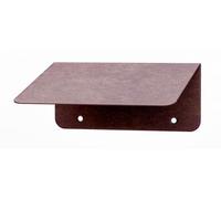 Alberts 355289 Maisonnette pour oiseaux Toit de protection incliné - Nichoir en acier dans différentes couleurs tendance - Nid d'oiseau à suspendre ou à poser - 140 x 125 x 66 mm