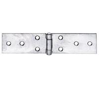 Alberts 361327 Charnière | avec Tige rivetée Acier Inoxydable | 32 x 141 mm | Set de 10 pièces, Gris