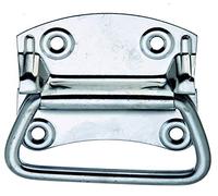 Alberts 361402 Poignée de malle | acier inoxydable | 92 x 80 mm