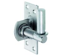 Alberts 361488 Gond à visser | réglable de 20 mm | acier inoxydable | cote axe Ø16 mm | platine 100 x 40 mm