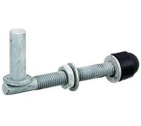 Alberts 410643 Gonds | une paire, à visser, réglable | galvanisés à chaud | cote axe Ø13 mm | longueur 120 mm | filetage M12