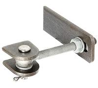 Alberts 411121 Penture de portail | pour ouverture à 180° | modèle long | vis et écrous galvanisés à chaud, boulons et goupilles fendues en acier inoxydable | filetage M12