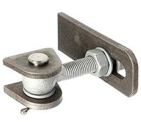 Alberts Penture de portail 411152 – ouverture 180°, modèle long, filetage M24
