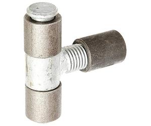 Alberts 411572 Penture à souder | réglable de 40 mm | acier, avec goupille et pièce intermédiaire galvanisées | filetage M24 | Ø extérieur 32 mm