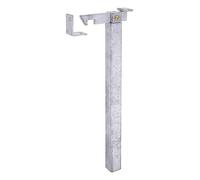 GAH Alberts Arrêt de porte avec crochet de retenue H300 mm acier Quantité 1