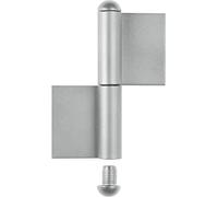 Alberts Tofuhaus Paumelle longue à souder 414313 Type KO4 inox hauteur 100 mm Ø 9 mm