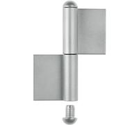 Alberts 414320 Paumelle longue à souder | Type KO4 | acier inoxydable | hauteur 120 mm | diamètre Ø 9 mm