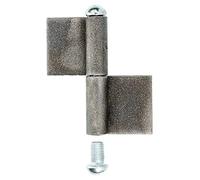 Alberts 414405 Paumelle longue à souder | Type KO4 | acier | hauteur 80 mm | diamètre Ø 9 mm