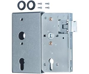 Alberts 416447 Serrure de remplacement | galvanisée | pour boîtier de serrure 60 mm | cote axe 60 mm