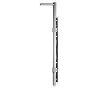 Alberts 416805 Verrou baïonnette | pour portails en bois ou en métal | galvanisé, en bleu | 500 mm